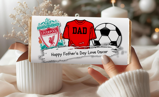 Dad Liverpool Chocolate Bar