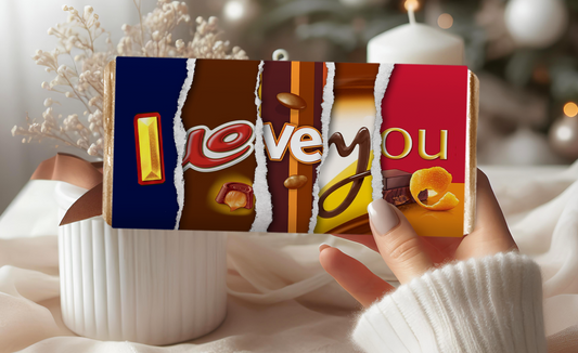 I Love You Chocolate Bar