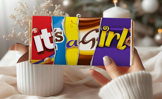 It's a Girl Chocolate Bar