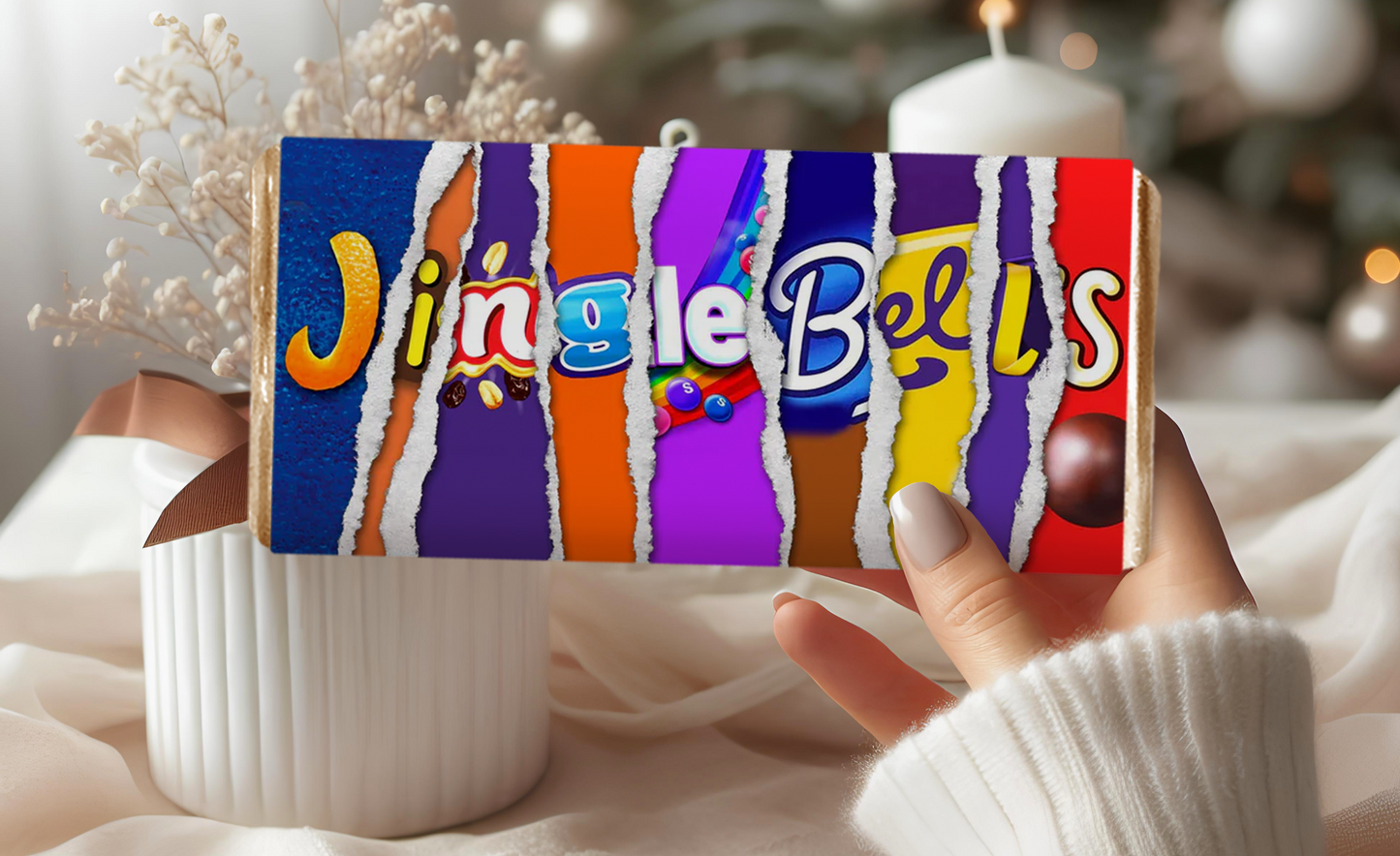 Jingle Bells Chocolate Bar