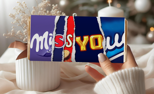 Miss You Chocolate Bar