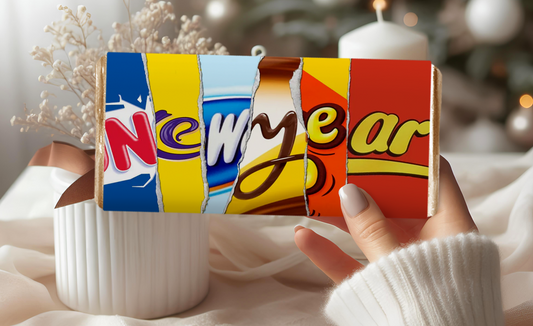 New Year Chocolate Bar